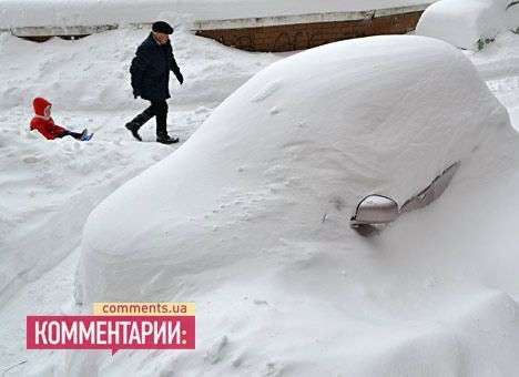 Мартовский снегопад побил все исторические рекорды (ФОТО)