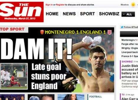 The Sun начнет брать деньги за вход на сайт