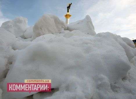 Тающий снег пока не будет угрожать Киеву