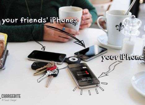 iPhone сможет «откусить» немного энергии у друзей