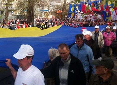 Милиция насчитала на черкасском митинге оппозиции 400 человек (ФОТО)