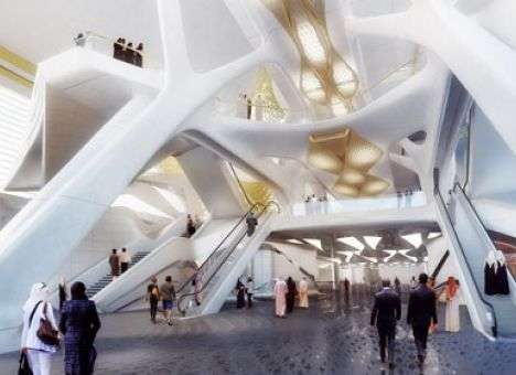 Станцию метро из золота построят в Саудовской Аравии (ФОТО)