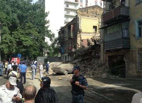 В Одессе одновременно рухнуло три дома