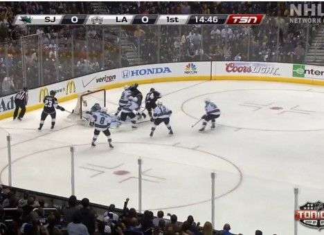 НХЛ. Лос-Анджелес сильнее Сан-Хосе (ВИДЕО)