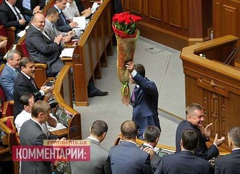 У Рыбака накупили цветов на 260 тыс. гривен