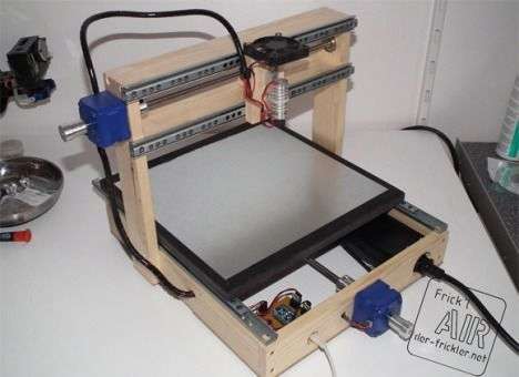 Разработан прибор для гравировки из старого DVD-лазера