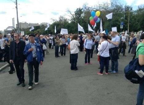 Участники «Марша против палачей» разошлись