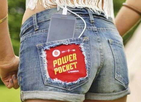 Шорты научились заряжать мобильник