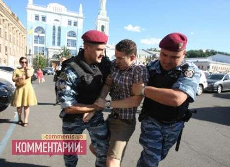 В МВД насчитали 8 задержанных у Могилянки (ФОТО)