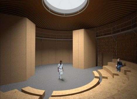 Французы хотят построить экологический театр из бумаги