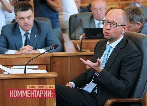 Яценюк готов обменять всех министров в Раде на одного Президента