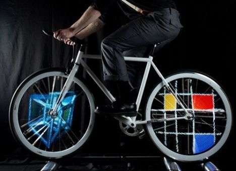 Monkey Light Pro: анимация в велосипедных колесах