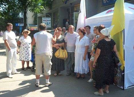 Тимошенко призвала пикетировать все райотделы милиции Николаевщины