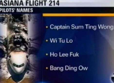 Сотрудников телеканала в США уволили за шутки с именами корейских пилотов