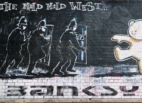 Впервые в США граффити Бэнкси уйдет с молотка