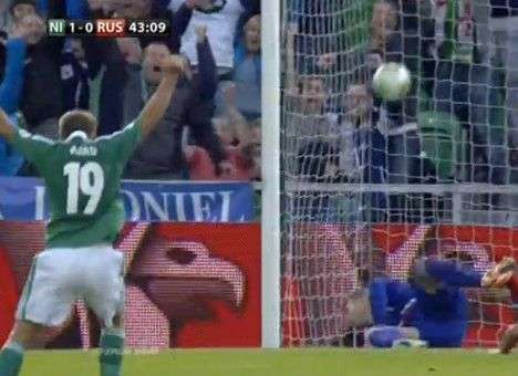 Отбор к ЧМ 2014. Россия уступила в Белфасте (ВИДЕО)