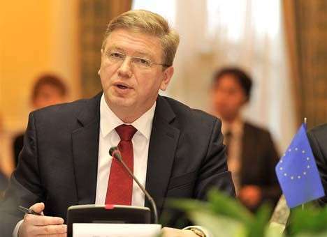 В ближайшее время Фюле ждет от Украины «конкретного прогресса»