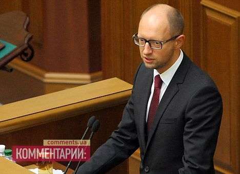 Яценюк не нашел содержания в выступлении Президента