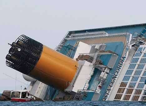 Costa Conсordia начнут подымать с понедельника