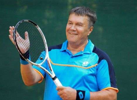 Президент сыграл с лучшим теннисистом Украины (ФОТО, ВИДЕО)