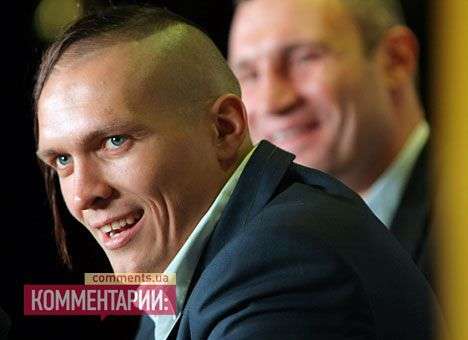 Как Усик «подписался» на Кличко (ФОТО)