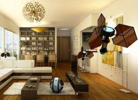 Летающих роботов превратили в домашних уборщиков