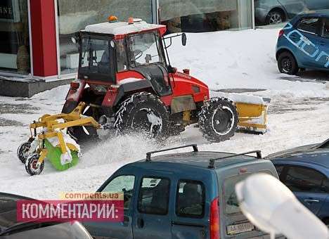 В Украине пересчитают всю технику, которой можно чистить снег