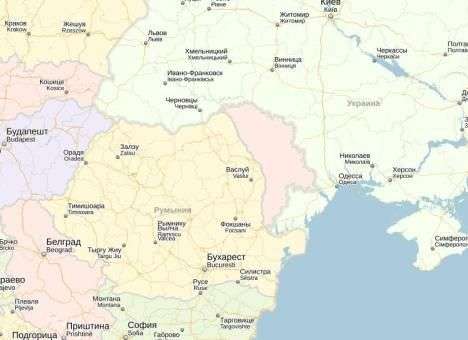 Россияне «убили» Молдову на картах «Яндекса»