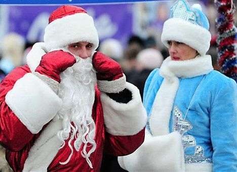 Дед Мороз понесет факел Олимпиады