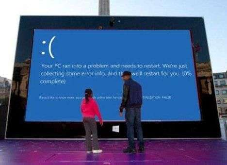 Огромный планшет Microsoft показал «экран смерти»
