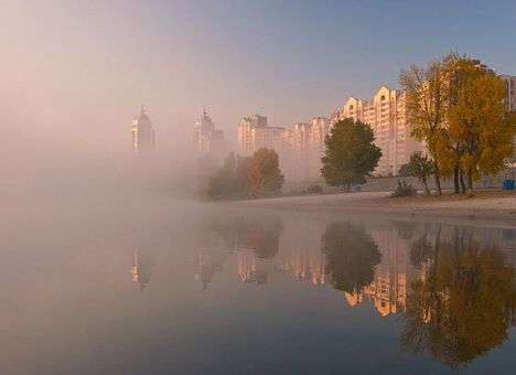 Сильный туман парализовал аэропорт «Киев»