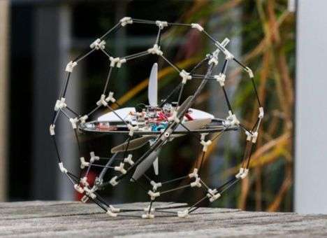 Инженеры разработали противоударный летающий робот-шар