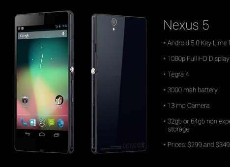Официально представлен новый смартфон LG Nexus 5