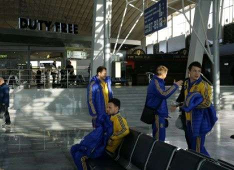 Сборная Украины отправилась в Париж