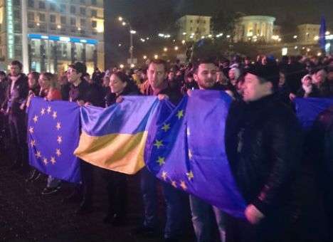 Евромайдан объявили бессрочной акцией протеста