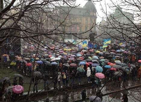 Во Львове Евромайдан заодно займется отставкой Сало (ФОТО, ВИДЕО)
