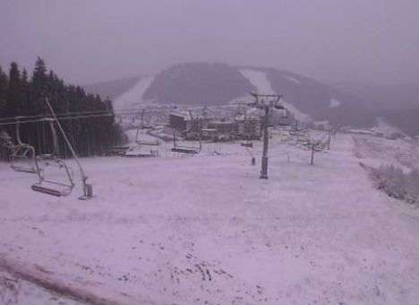 В Карпатах выпал первый снег (ФОТО)