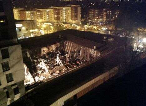 Названа возможная причина обрушения крыши в ТЦ в Риге