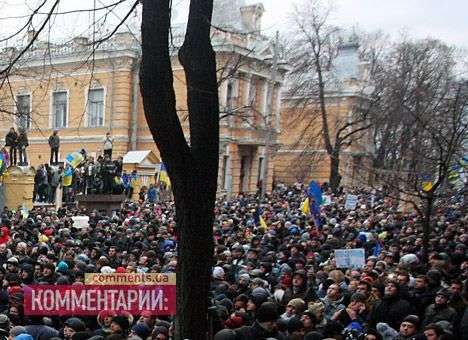 «Беркут» разнес Союз писателей с ранеными активистами и журналистами