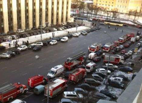 Из-за пожара в гостинице Москвы эвакуировали 550 человек