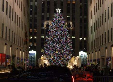 Зажглась главная рождественская елка США