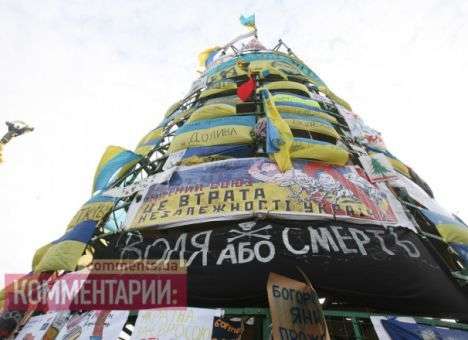 Создатели главной елки подсчитали ущерб от Евромайдана (ФОТО)