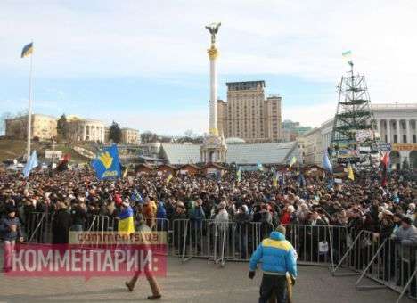 На Евромайдане скончался мужчина