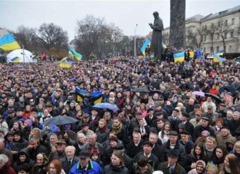 Львовский Евромайдан может переместиться в Киев