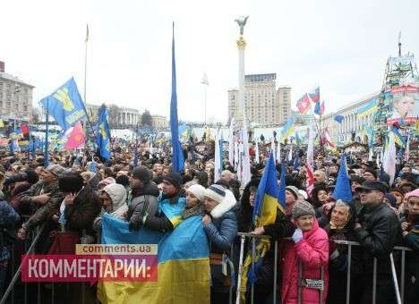 В оппозиции насчитали миллион митингующих в Киеве