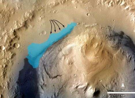 Curiosity нашел на Марсе следы озера