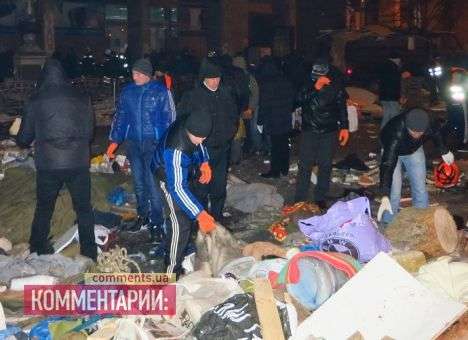 В сети появилось новое видео мародерства «титушек» на Евромайдане