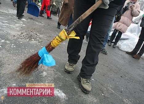 На Евромайдане сегодня устроят «чистый четверг»