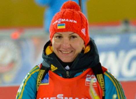 Сборная Украины по биатлону финишировала второй в эстафете