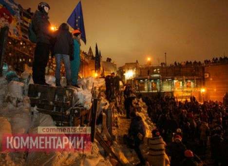 10-тысячный Евромайдан спокойно пережил еще одну ночь